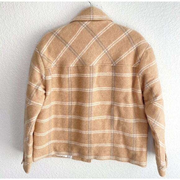Samsoe Samsoe Leonie Jacket Womens size XS Those Plaid Wool Blend Quilt Lining - Picture 3 of 6